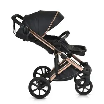 Cangaroo Baby stroller 4 in 1 Eggo Caviar-black - საბავშვო ეტლის კომპლექტი, 9 image