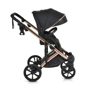 Cangaroo Baby stroller 4 in 1 Eggo Caviar-black - საბავშვო ეტლის კომპლექტი, 6 image