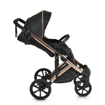 Cangaroo Baby stroller 4 in 1 Eggo Caviar-black - საბავშვო ეტლის კომპლექტი, 7 image