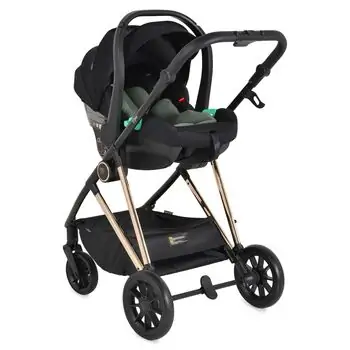 Moni Baby stroller 4 in 1 Merci Dark-green - საბავშვო ეტლის კომპლექტი, 22 image