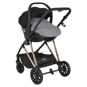 Moni Baby stroller 4 in 1 Merci Stone-grey - საბავშვო ეტლის კომპლექტი, 28 image
