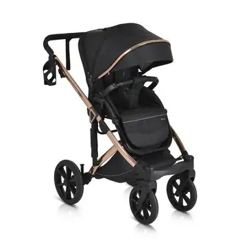 Cangaroo Baby stroller 4 in 1 Eggo Caviar-black - საბავშვო ეტლის კომპლექტი, 2 image