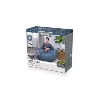 Bestway 75154 Inflate-A-Chair Air Chair Blue - გასაბერი სავარძელი, 8 image