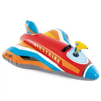 Intex 57531NP Jet Fighter Ride-on - გასაბერი რეაქტიული თვითმფრინავი, 4 image