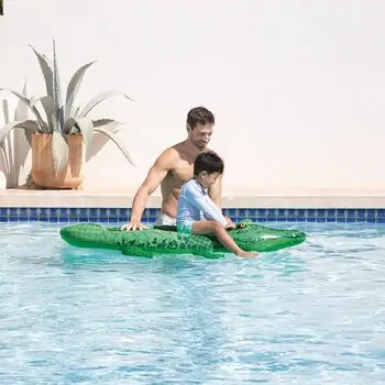 Intex 58546NP Lil' Crocodile Ride-On - გასაბერი ლეიბი, 4 image