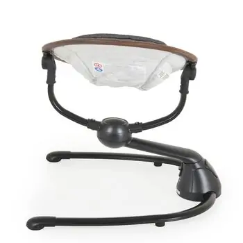 Cangaroo Electric Swing Cloud Premium + dark grey - ახალშობილის ელექტრო შეზლონგი, 10 image