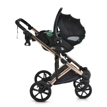 Cangaroo Baby stroller 4 in 1 Eggo Caviar-black - საბავშვო ეტლის კომპლექტი, 18 image