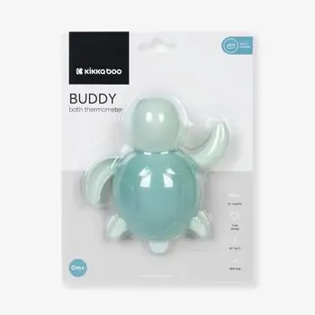 KikkaBoo Bath thermometer Buddy Mint - აბაზანის თერმომეტრი, 4 image