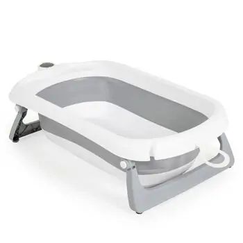 Cangaroo Foldable baby bath bet Balena Grey - ჩვილის დასაკეცი აბაზანა, 2 image