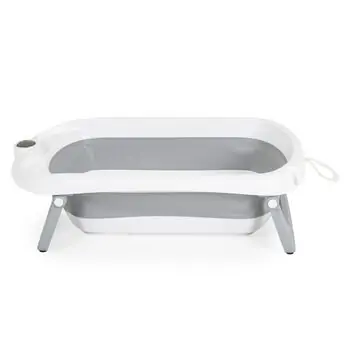 Cangaroo Foldable baby bath bet Balena Grey - ჩვილის დასაკეცი აბაზანა, 5 image