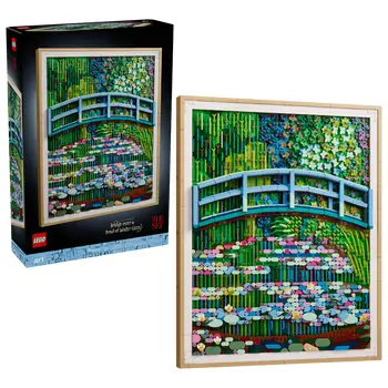 Lego Art 31220 Claude Monet – Bridge over a Pond of Water Lilies