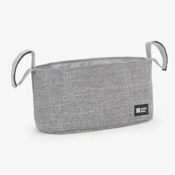 KikkaBoo Organizer Zoe Light Grey -  ორგანაიზერი ეტლისთვის