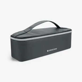KikkaBoo Food bag Foody Dark Grey 2025 -  საკვების თერმო ჩანთა, 2 image