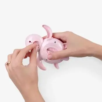 KikkaBoo Bath thermometer Buddy Pink - აბაზანის თერმომეტრი, 2 image