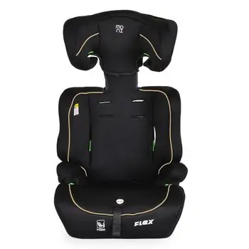 Moni Car Seat Flex 76-150cm Black with Beige line - მანქანის სავარძელი (ქარსითი), 7 image
