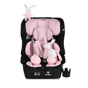 Moni Car Seat Security 76-150cm Baby-pink - მანქანის სავარძელი (ქარსითი), 3 image
