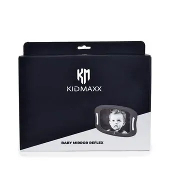 KIDMAXX Baby Mirror with LED light Reflex - მანქანის სარკე ახალშობილისთვის განათებით, 5 image