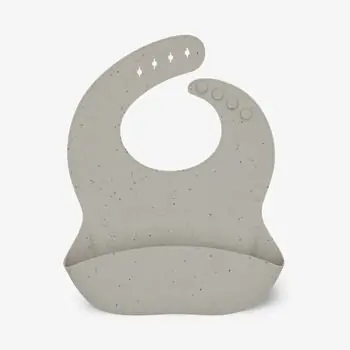 KikkaBoo Bib Platinum Silicone Sand - სილიკონის საბავშვო წინსაფარი