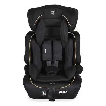 Moni Car Seat Flex 76-150cm Black with Beige line - მანქანის სავარძელი (ქარსითი), 3 image