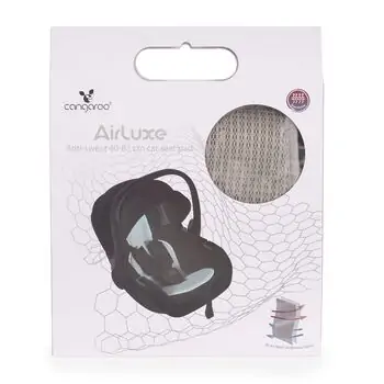 Cangaroo Anti-sweat car seat pad 40-87 cm AIRLUXE Grey - ავტოსავარძლის საფენი, 3 image