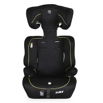 Moni Car Seat Flex 76-150cm Black with Green line - მანქანის სავარძელი (ქარსითი), 6 image