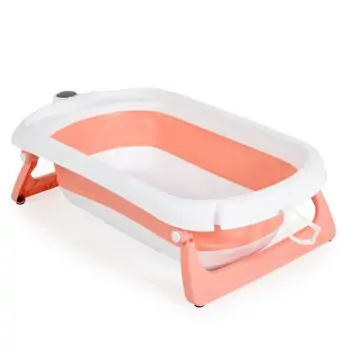 Cangaroo Foldable baby bath bet Balena pink - ჩვილის დასაკეცი აბაზანა, 2 image