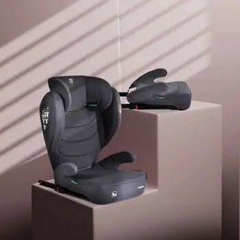 Moni Car Seat i-Race 100-150cm Stone-grey - მანქანის სავარძელი (ქარსითი), 2 image