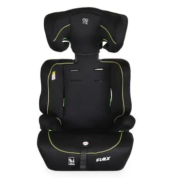 Moni Car Seat Flex 76-150cm Black with Green line - მანქანის სავარძელი (ქარსითი), 5 image