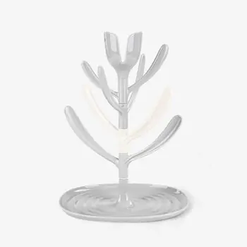 KikkaBoo Drying rack Tulip Grey - ახალშობილის საკვები აქსესუარების საშრობი