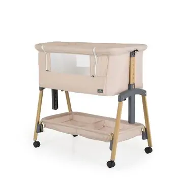 Cangaroo Baby Crib Adoro khaki ახალშობილის საწოლი, 3 image