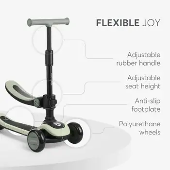KikkaBoo Scooter 2in1 Treo Mint საბავშვო სკუტერი, 8 image