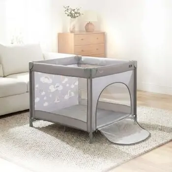 Cangaroo Joyzi playpen Grey - მანეჟი, 2 image