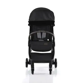 Cangaroo Baby Stroller Easy Fold Black პრემიუმ კლასის მსუბუქი სასეირნო ეტლი უნიკალური დაკეცვის მექანიზმით, 4 image