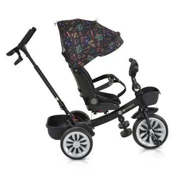 Byox Children's tricycle Space orange - სასეირნო ველო-ეტლი, 6 image