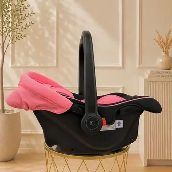 KikkaBoo 0+ (0-13 kg) Vivo Pink New  - მანქანის სავარძელი (ქარსითი), 4 image