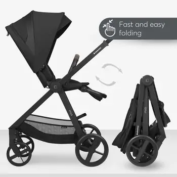 KikkaBoo Mia  4in1 Black - საბავშვო ეტლის კომპლექტი, 5 image