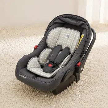 KikkaBoo 0+ (0-13 kg) Vivo Grey New  - მანქანის სავარძელი (ქარსითი), 2 image
