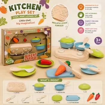 Kitchen Play Set - სათამაშო სამზარეულოს ნაკრები