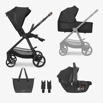 KikkaBoo Mia  4in1 Black - საბავშვო ეტლის კომპლექტი, 2 image
