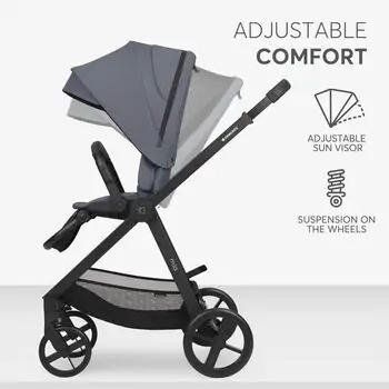 KikkaBoo Mia  4in1 Grey - საბავშვო ეტლის კომპლექტი, 4 image