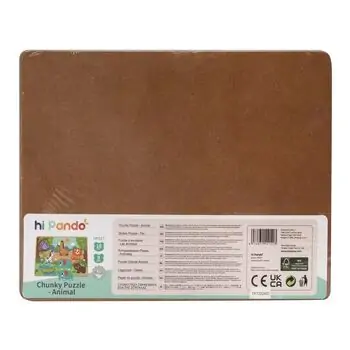 TOOKY TOY Hi Pando Chunky Puzzle-სქელი ხის ფაზლი, 3 image