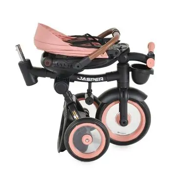 Byox Tricycle Jasper Pink - სასეირნო ველო-ეტლი, 13 image