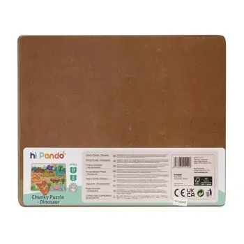 TOOKY TOY Hi Pando Chunky Puzzle-სქელი ხის ფაზლი, 3 image