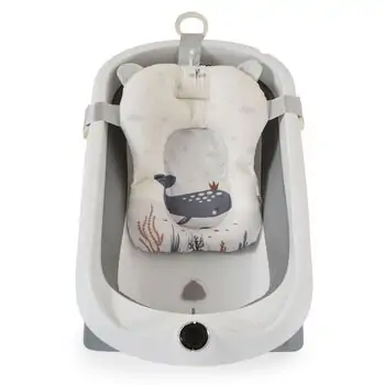 Cangaroo Foldable baby bath bet Balena Grey - ჩვილის დასაკეცი აბაზანა, 3 image