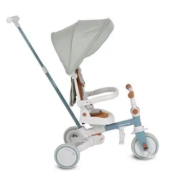 Byox Tricycle Compacto  4 in1 Blue - სასეირნო ველო-ეტლი, 6 image