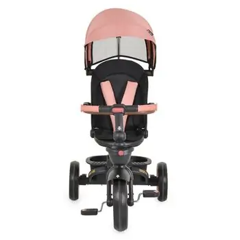 Byox Tricycle Jasper Pink - სასეირნო ველო-ეტლი, 4 image