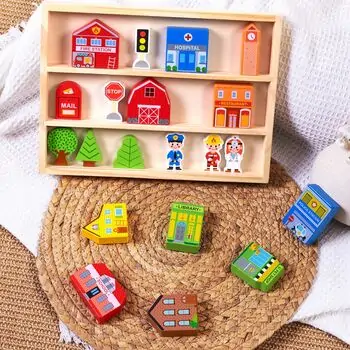 TOOKY TOY Town Play Set-ქალაქის სათამაშო ნაკრები, 3 image