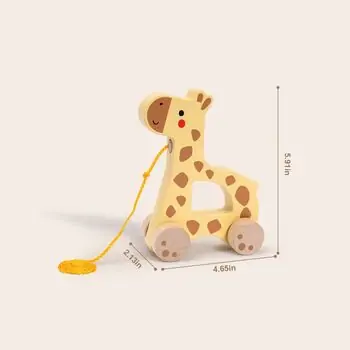 TOOKY TOY ბუქსირებადი ჟირაფი, 2 image