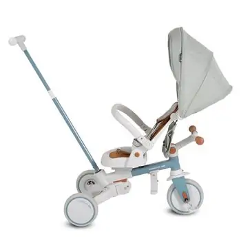 Byox Tricycle Compacto  4 in1 Blue - სასეირნო ველო-ეტლი, 8 image