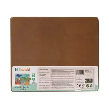 TOOKY TOY Hi Pando Chunky Puzzle-სქელი ხის ფაზლი, 3 image